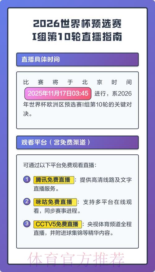 2026世界杯免费直播观看渠道全攻略